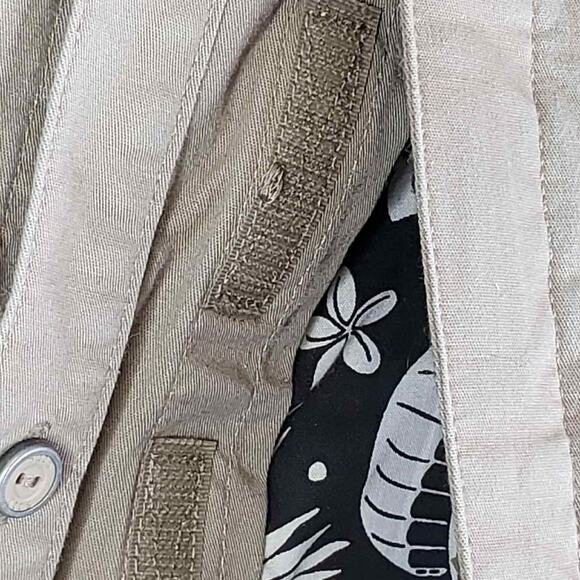 5.11 Tactical Series Button Down Shirt Mens 2XL Khaki LS Pockets Utility - Picture 6 of 12